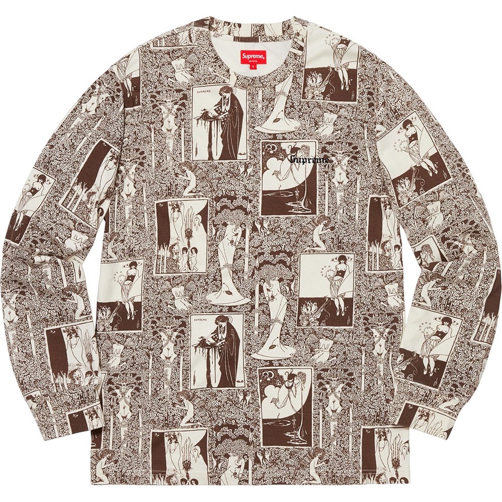 Supreme Salome Brown Long Sleeve Vintage Tee